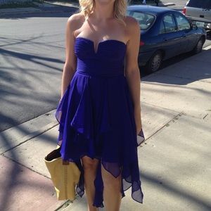 Le chateau size 8 purple-blue dress